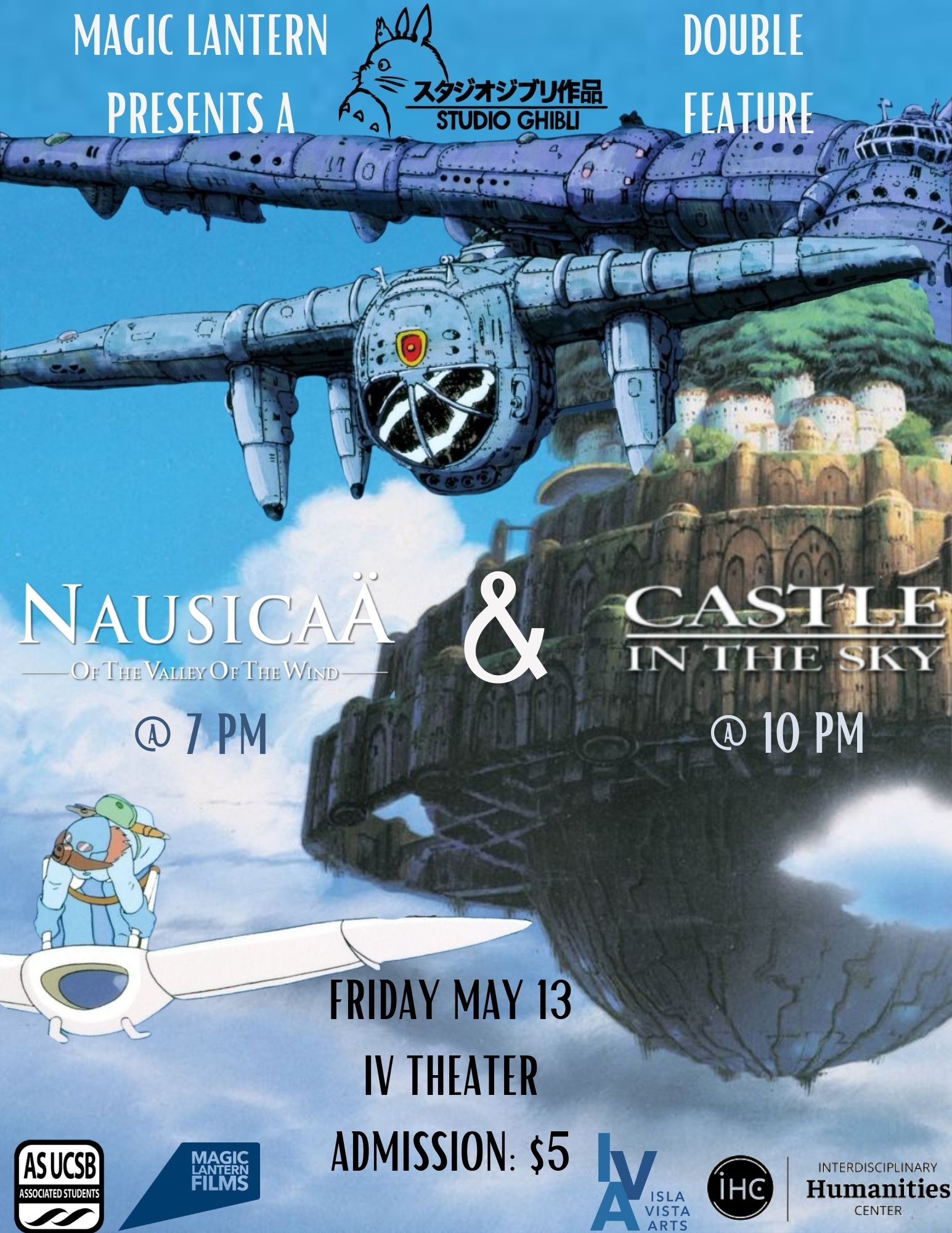 NAUSICAA OF THE VALLEY OF THE WIND & THE CASTLE IN THE SKY
